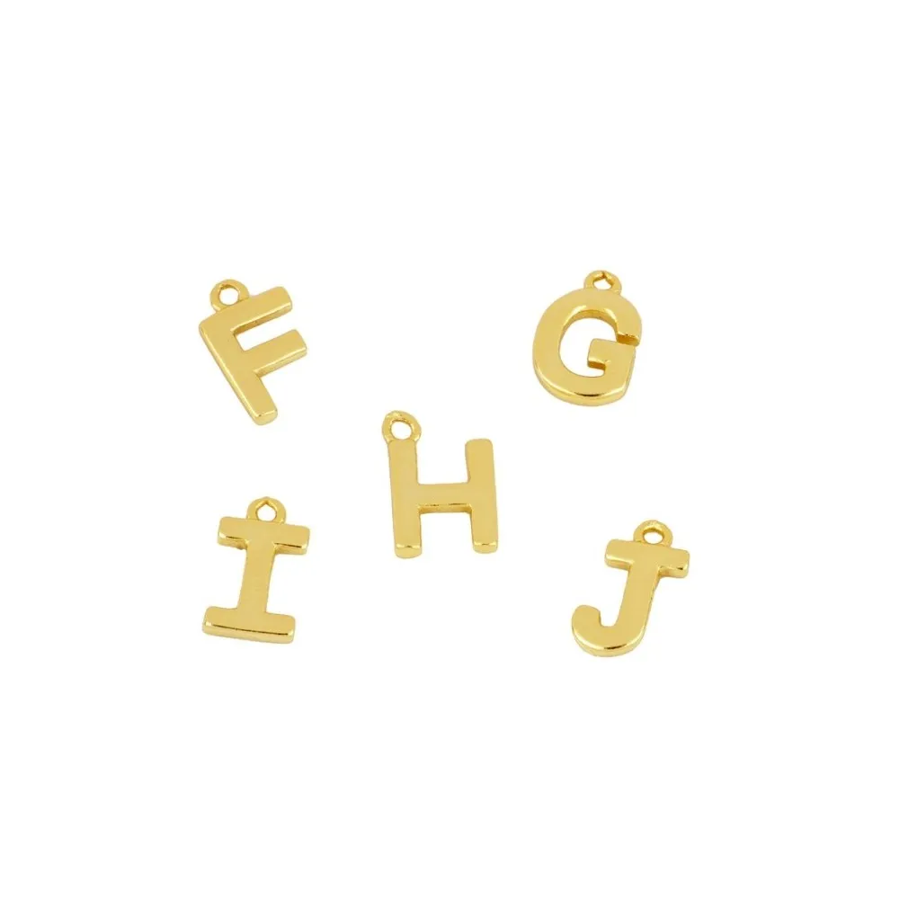 Charm Letra Smooth Oro