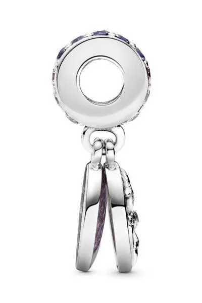 charm pandora  colgar estrellas brillantes y corazón
