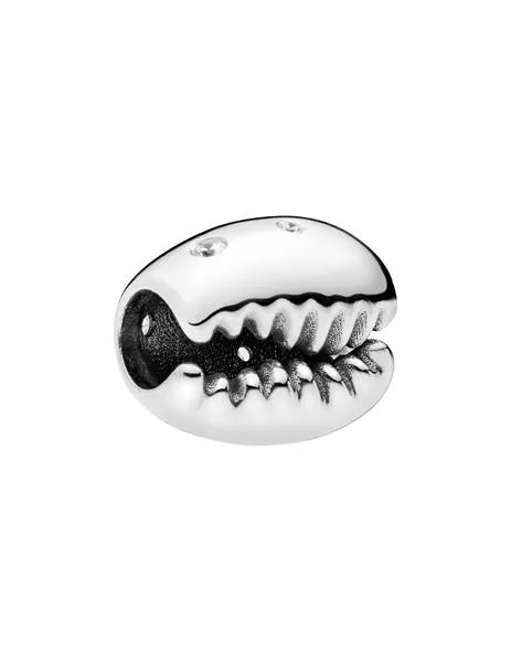charm pandora concha brillante