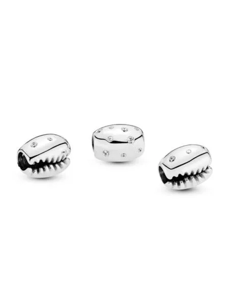 charm pandora concha brillante