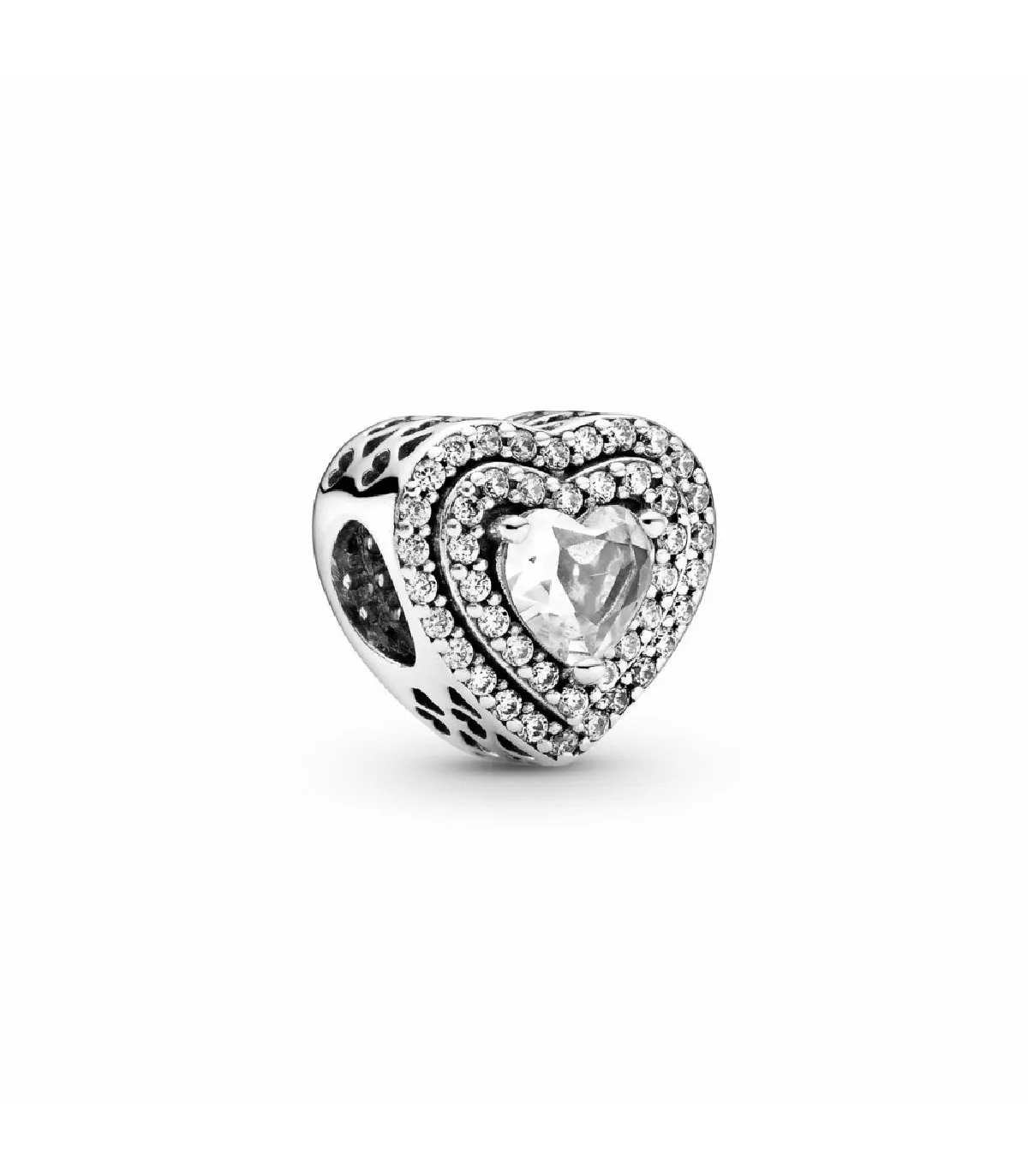 CHARM PANDORA CORAZONES NIVELADOS BRILLANTES  799218C01
