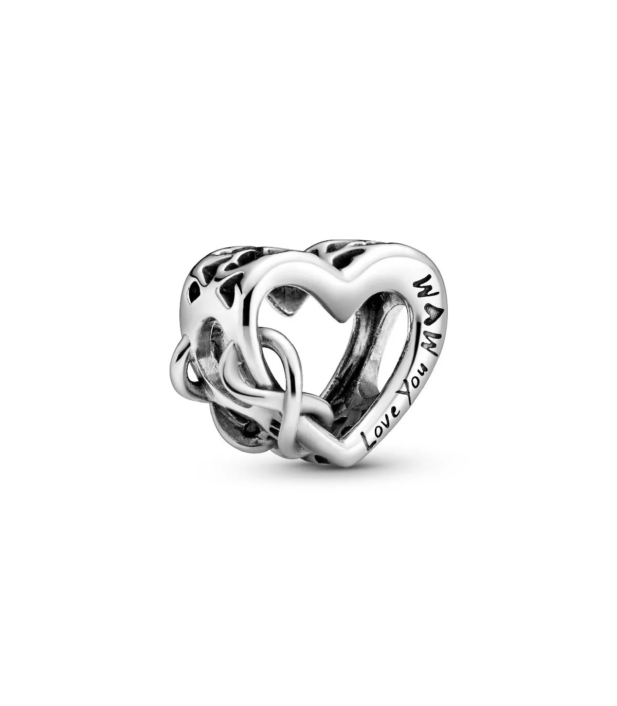 CHARM PANDORA CORAZóN INFINITO TE QUIERO MAMá  798825C00