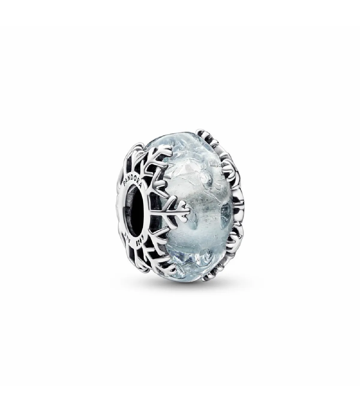 CHARM PANDORA DE MURANO COPO DE NIEVE AZUL INVERNAL  792377C00