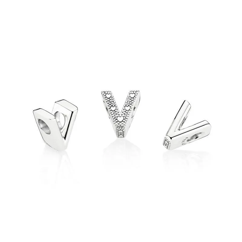 Charm Pandora Letra V 797476