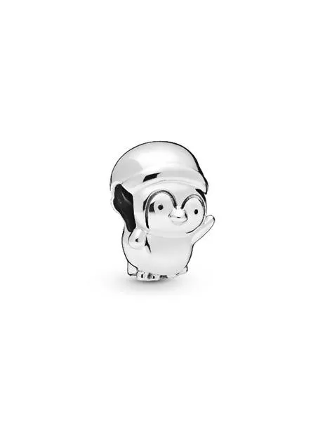 charm pandora pingüino navideño