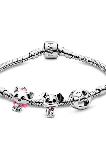 charm pandora  plata gato los aristogatos