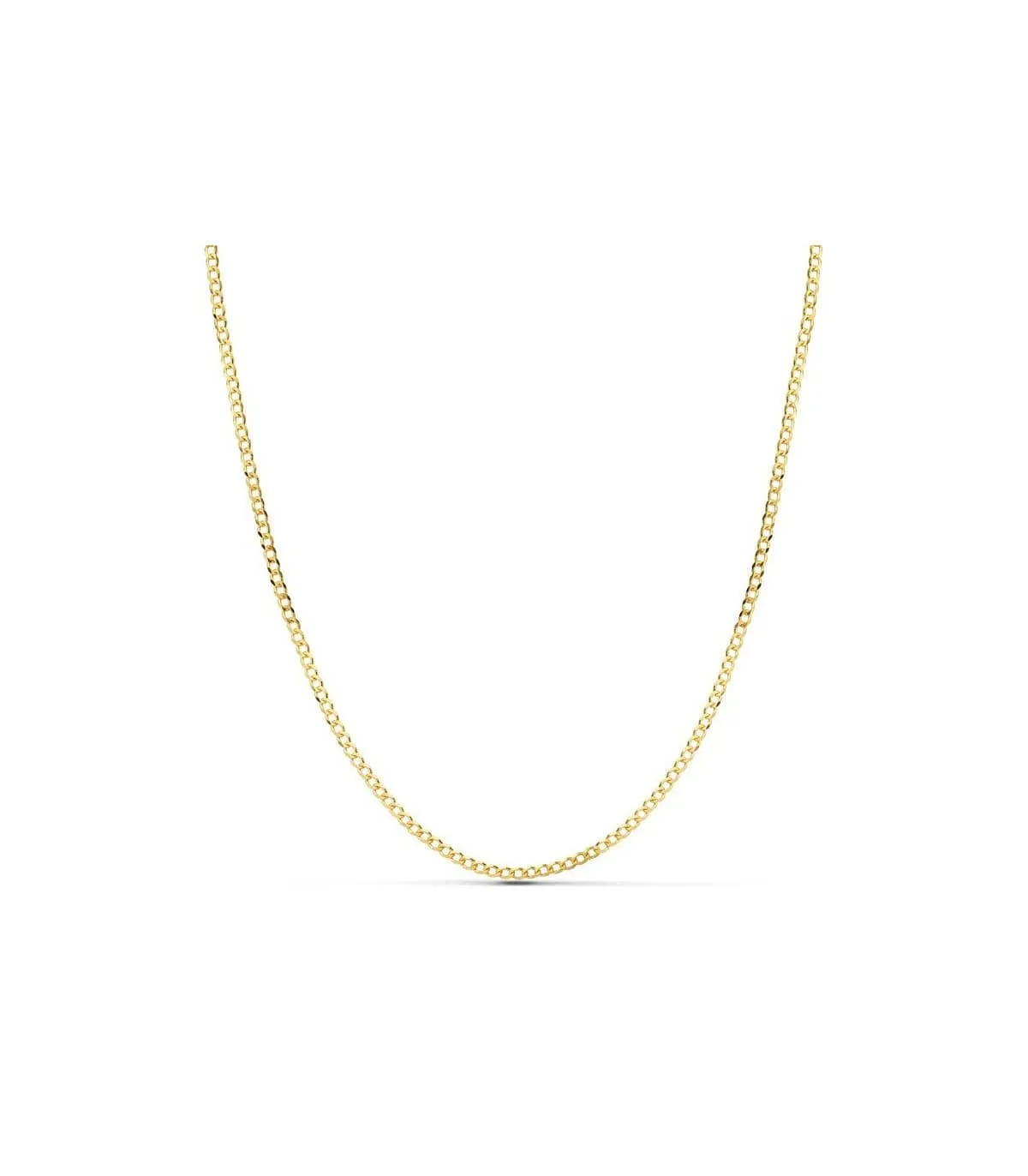 Chaîne Massive Gourmette 2mm 18K 60cm