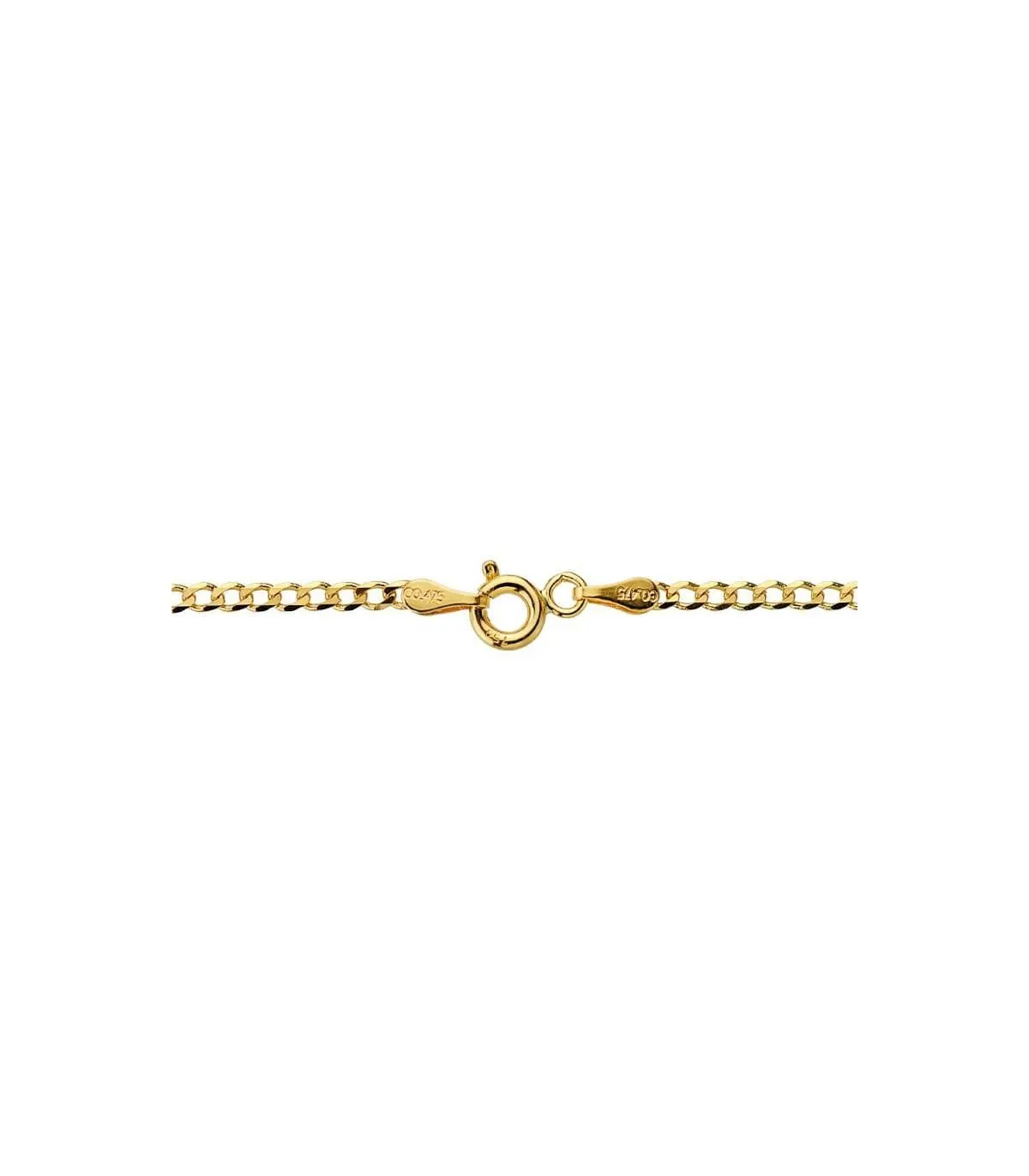 Chaîne Massive Gourmette 2mm 18K 60cm