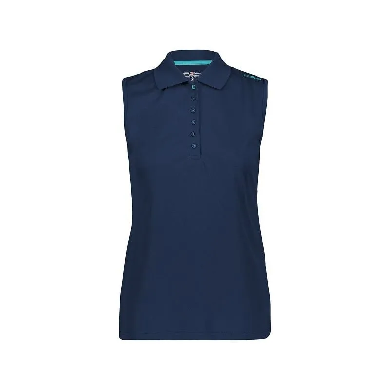 CMP MUJER POLO SIN MANGAS (Blue) mujer