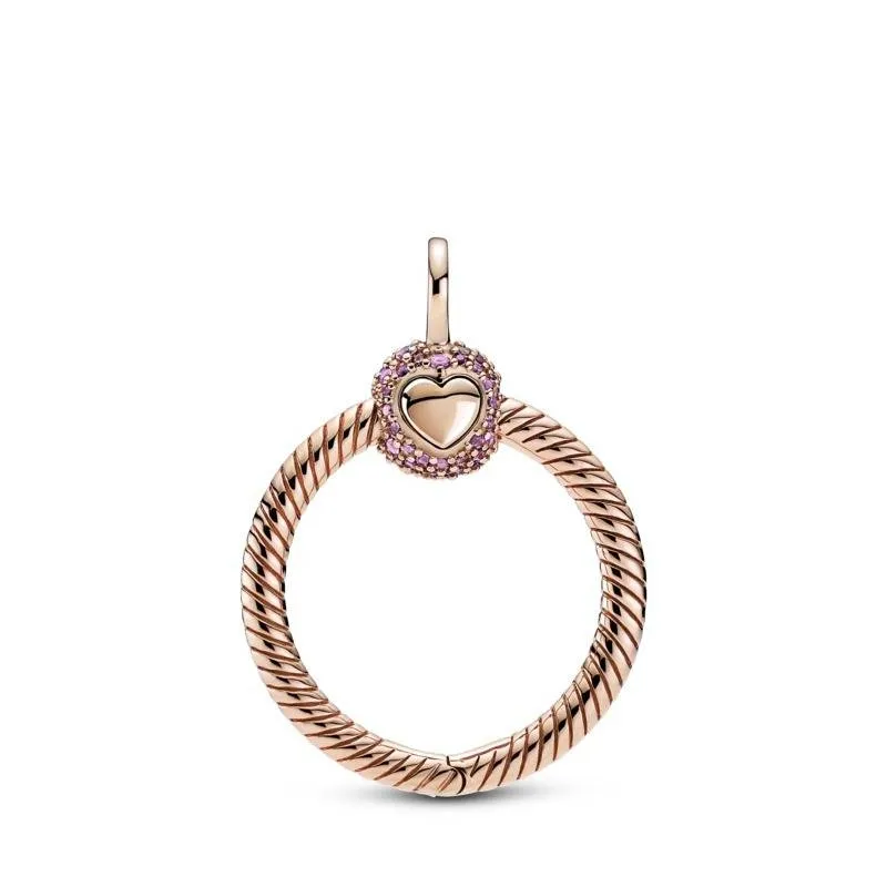 COLGANTE O PANDORA MOMENTS PANDORA ROSE EN PAVE 389097C01