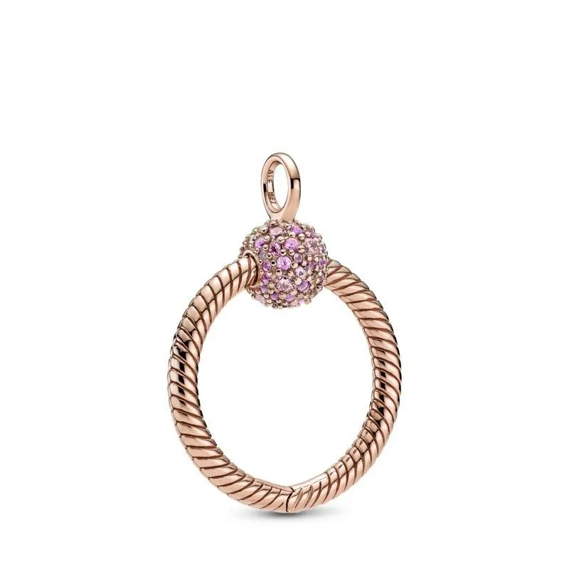COLGANTE O PANDORA MOMENTS PANDORA ROSE EN PAVE 389097C01