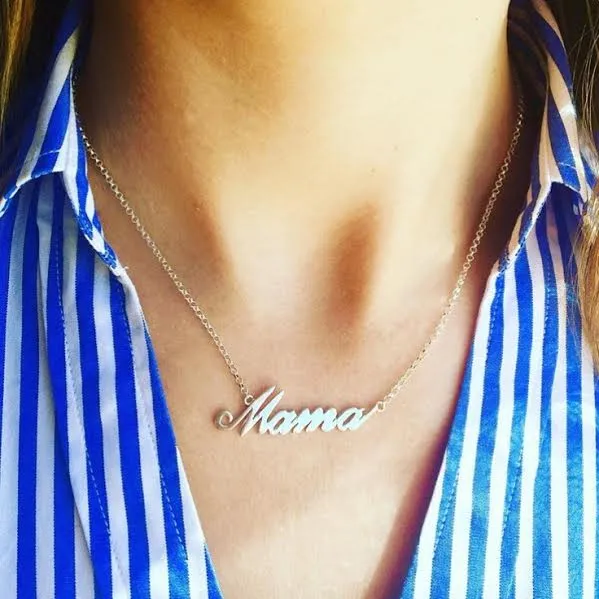 Colgante Plata Mamá