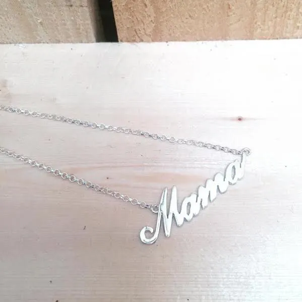 Colgante Plata Mamá