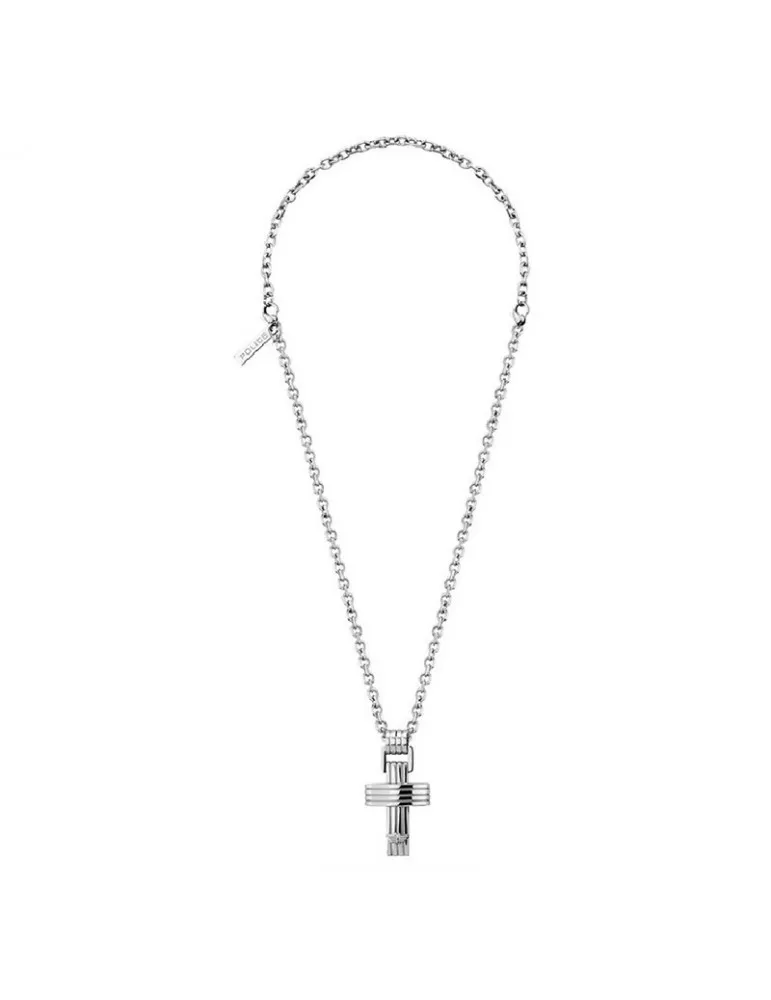 Colgante Police Hombre Gear Acero