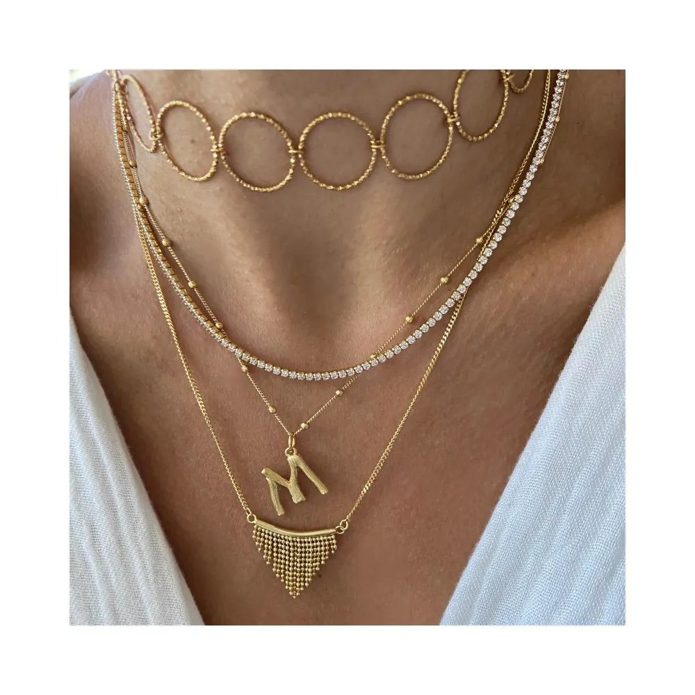 Collar Letter Mini Oro