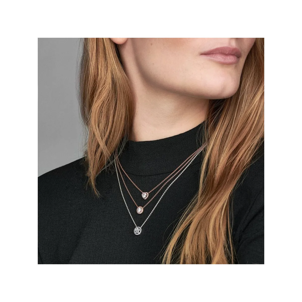 COLLAR PANDORA ROSE ELEGANCIA CLáSICA  PANDORA