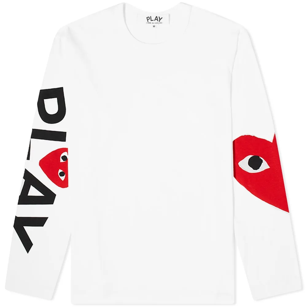 Comme des Garçons Play Arm Logo & Heart Tee
