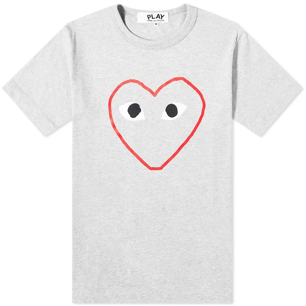 Comme des Garçons Play Outline Heart Tee