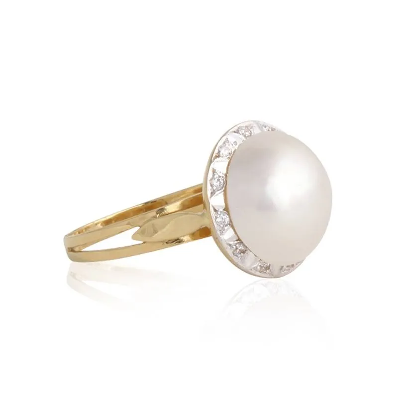 Conjunto "Eternity" Oro 18k P. Cultivada