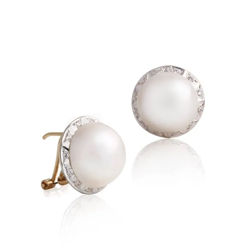 Conjunto "Eternity" Oro 18k P. Cultivada