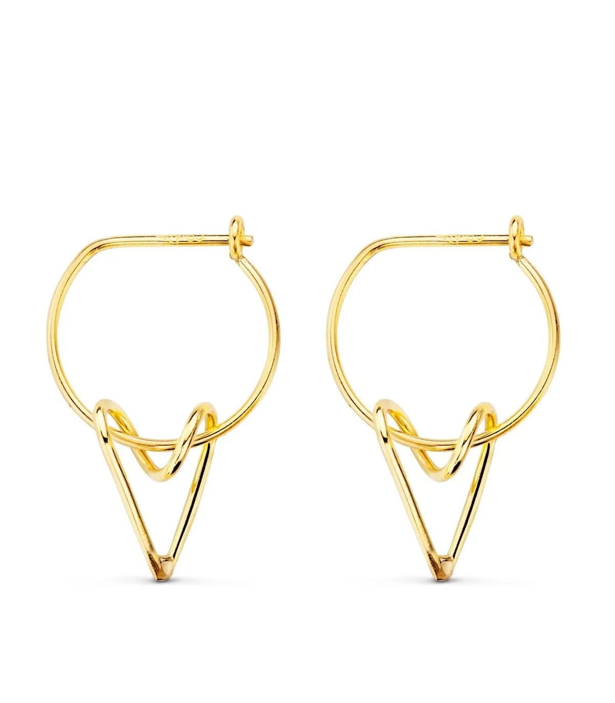 Créoles Glam Or Jaune 18K