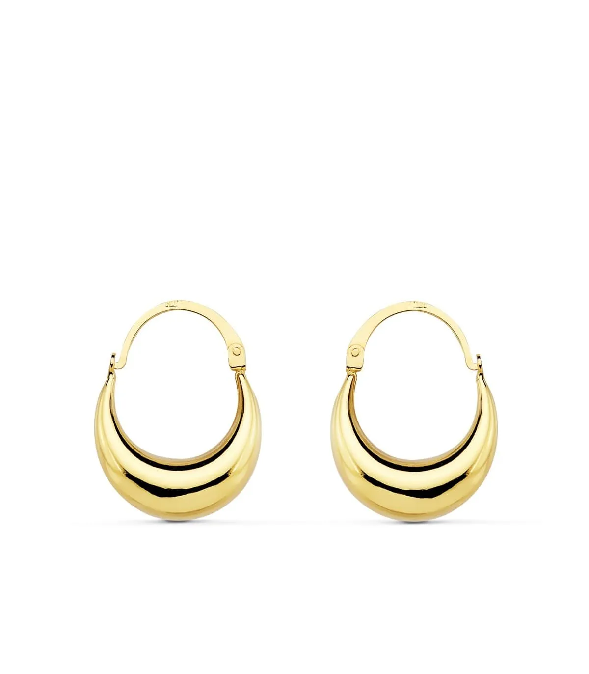 Créoles Or Jaune 18K 17 MM