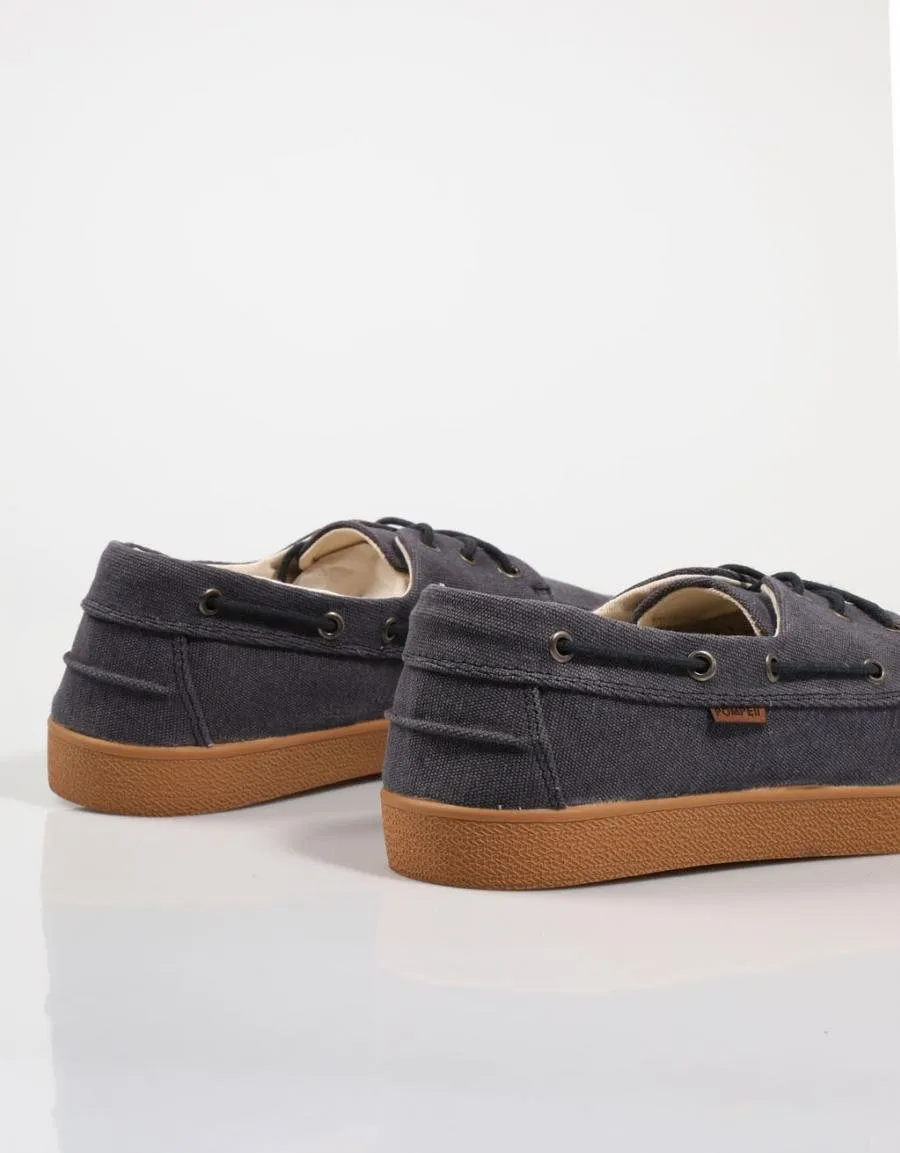  deck shoes POMPEII Petra Canvas en Navy Blue 78289