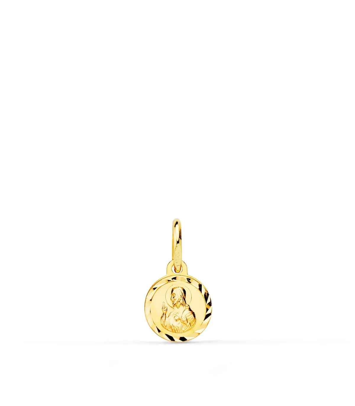 ESCAPULARIO CORAZóN JéSUSV.CARMEN MINI ORO 18KTES