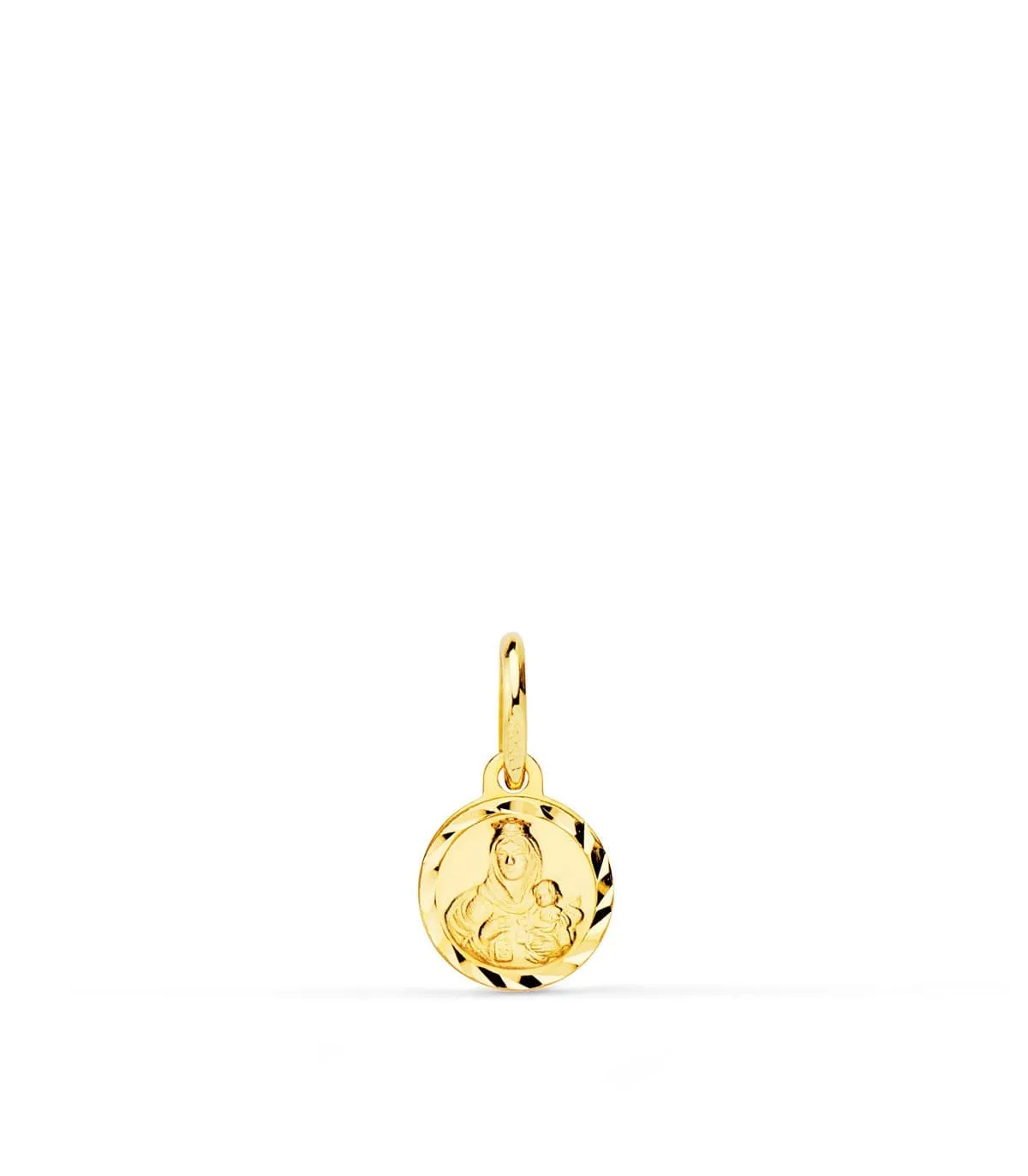ESCAPULARIO CORAZóN JéSUSV.CARMEN MINI ORO 18KTES