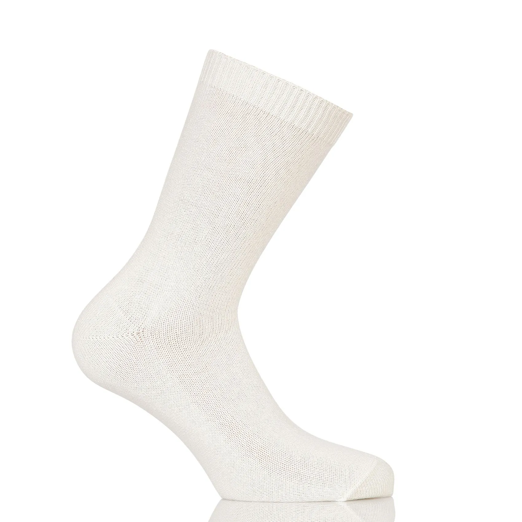 FALKE Calcetines de lana y cachemir en blanco