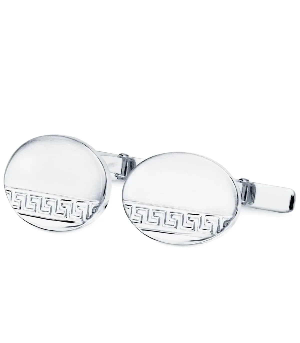 Gemelos Henri Oro Blanco 18K