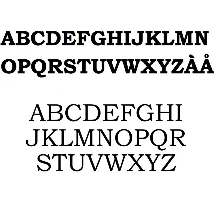 Gemelos iniciales (2 letras) con pisacorbatas a juego en plata de ley