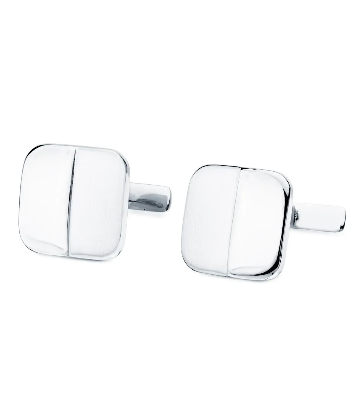 Gemelos Logan Oro Blanco 18K