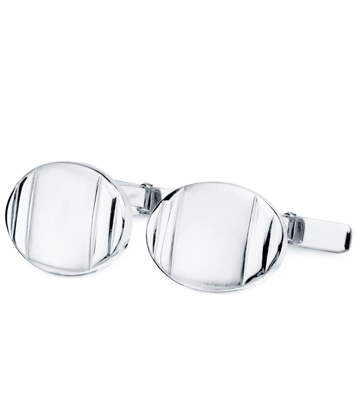 Gemelos Olivier Oro Blanco 18K
