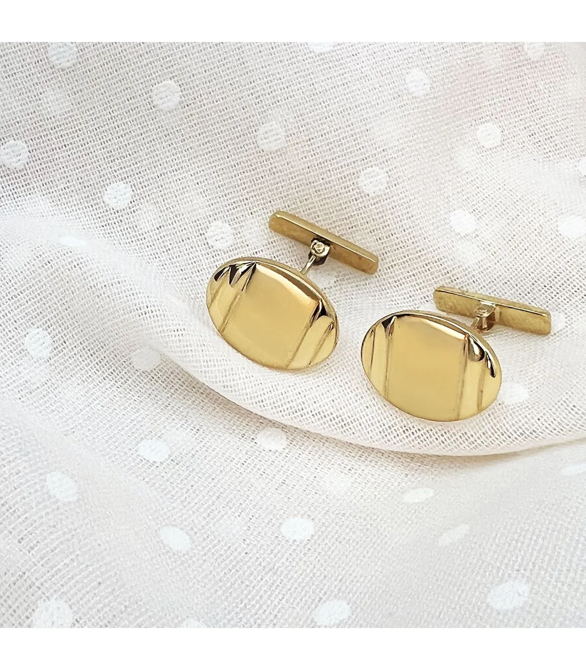 Gemelos Romain Oro Amarillo 18K