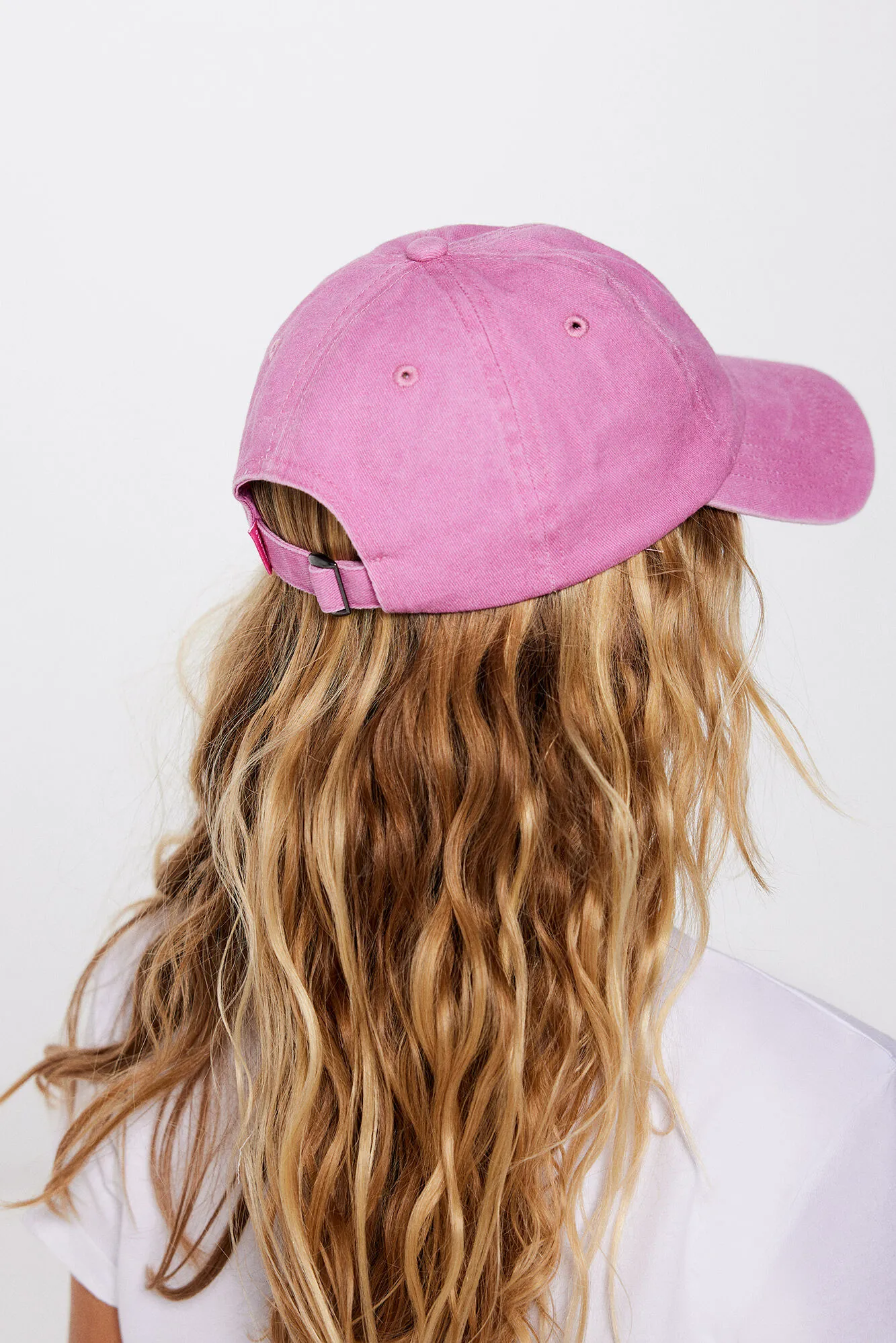 Gorra rosa niña