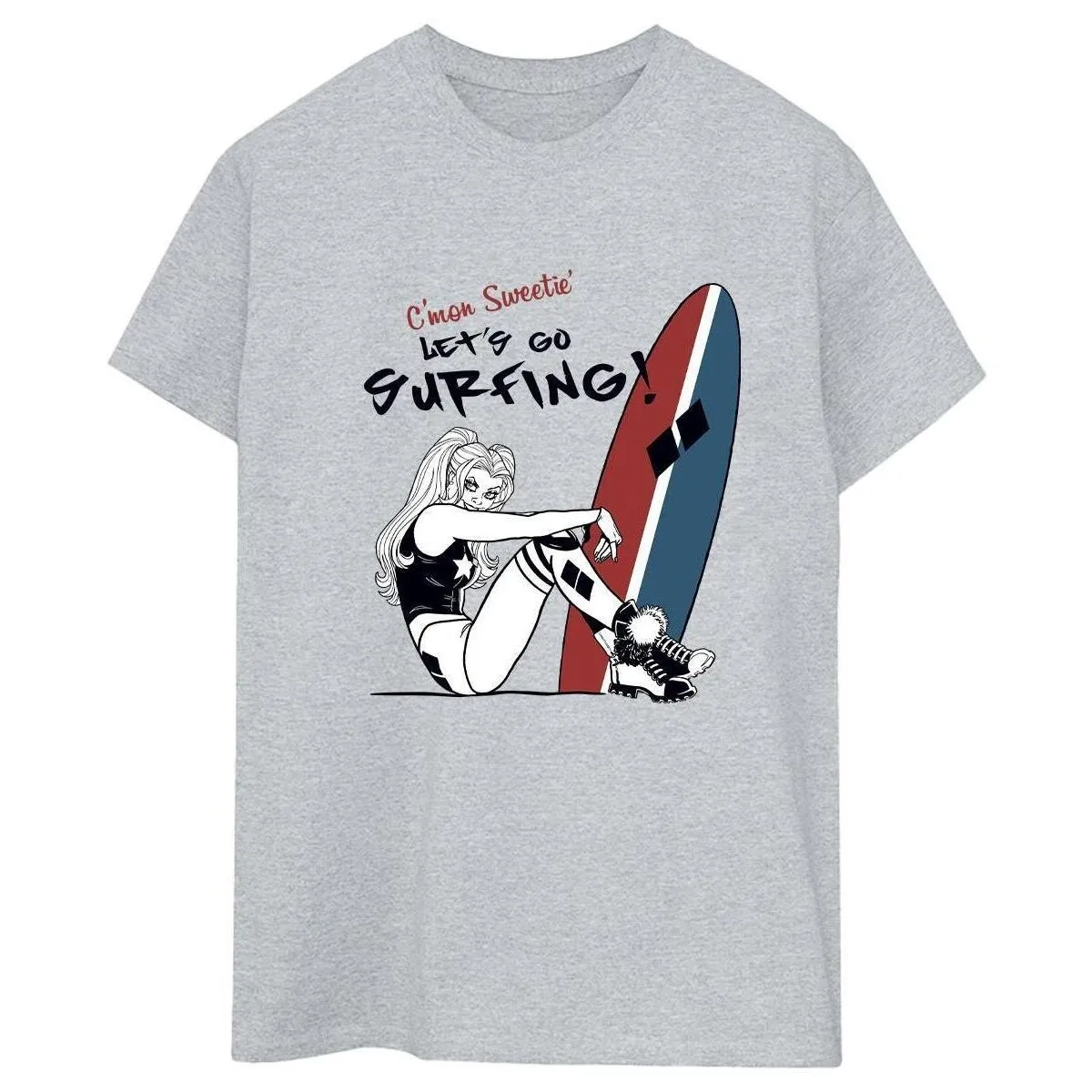 Harley Quinn Let's Go Surfing