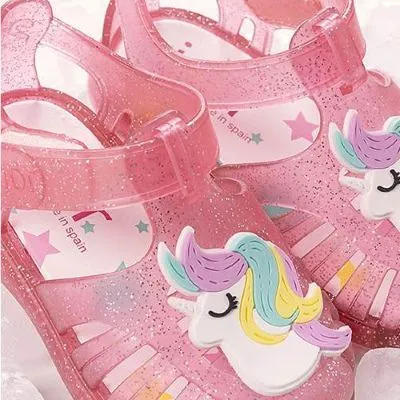igor sandalia unicornio rosa