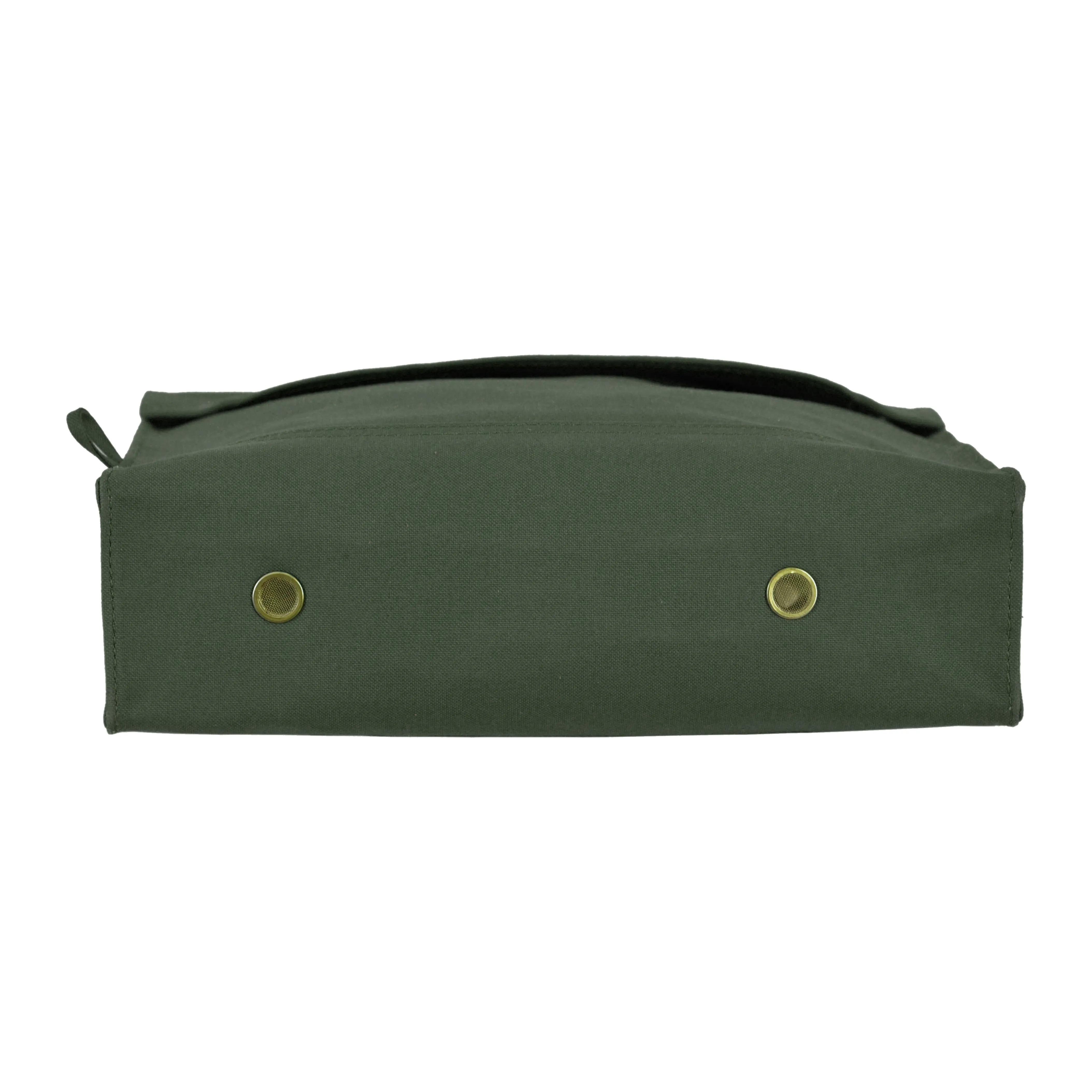 Indiana Jones Bag Mk VII Canvas Leather Strap WWII Gas Mask Bag Satchel