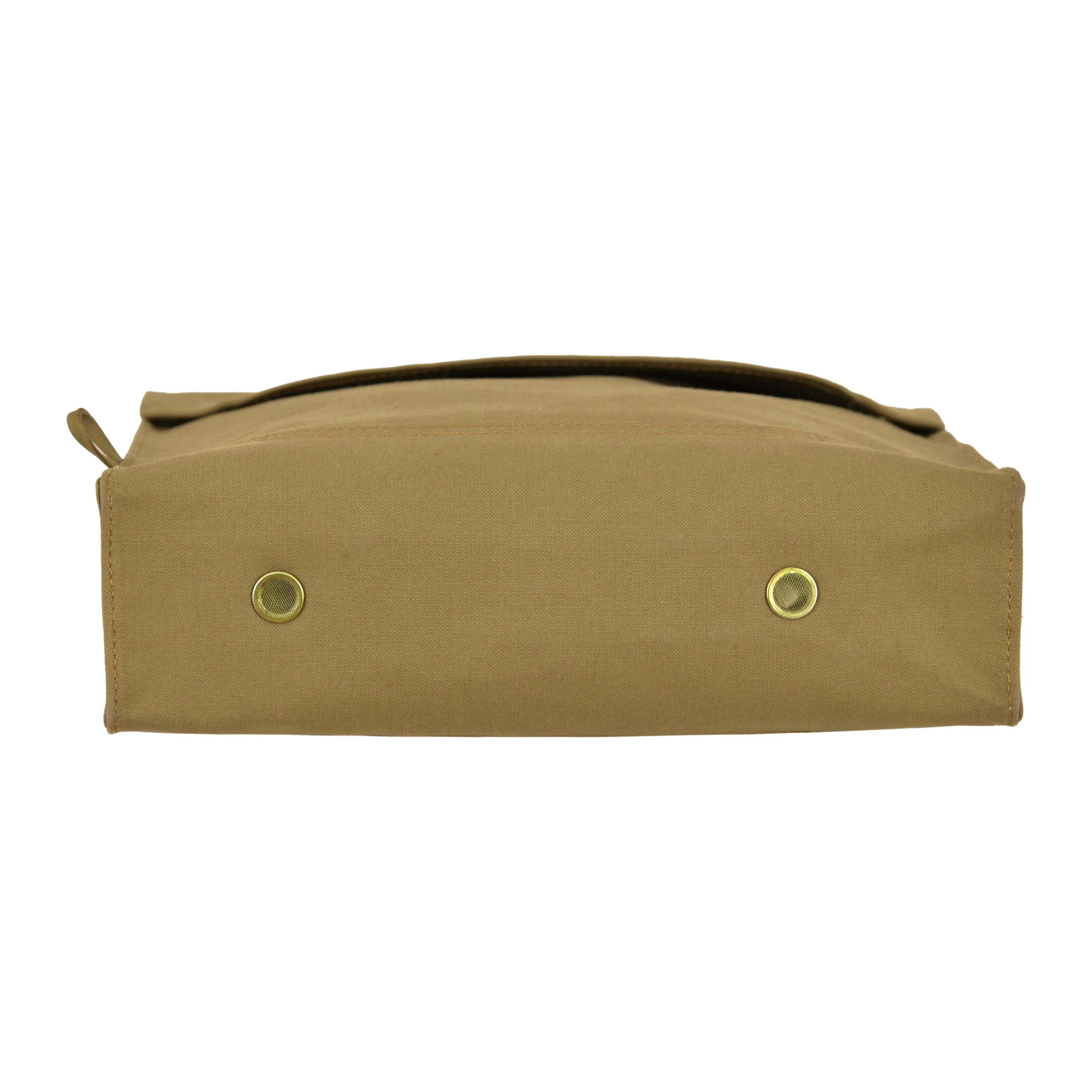 Indiana Jones Bag Mk VII Canvas Leather Strap WWII Gas Mask Bag Satchel