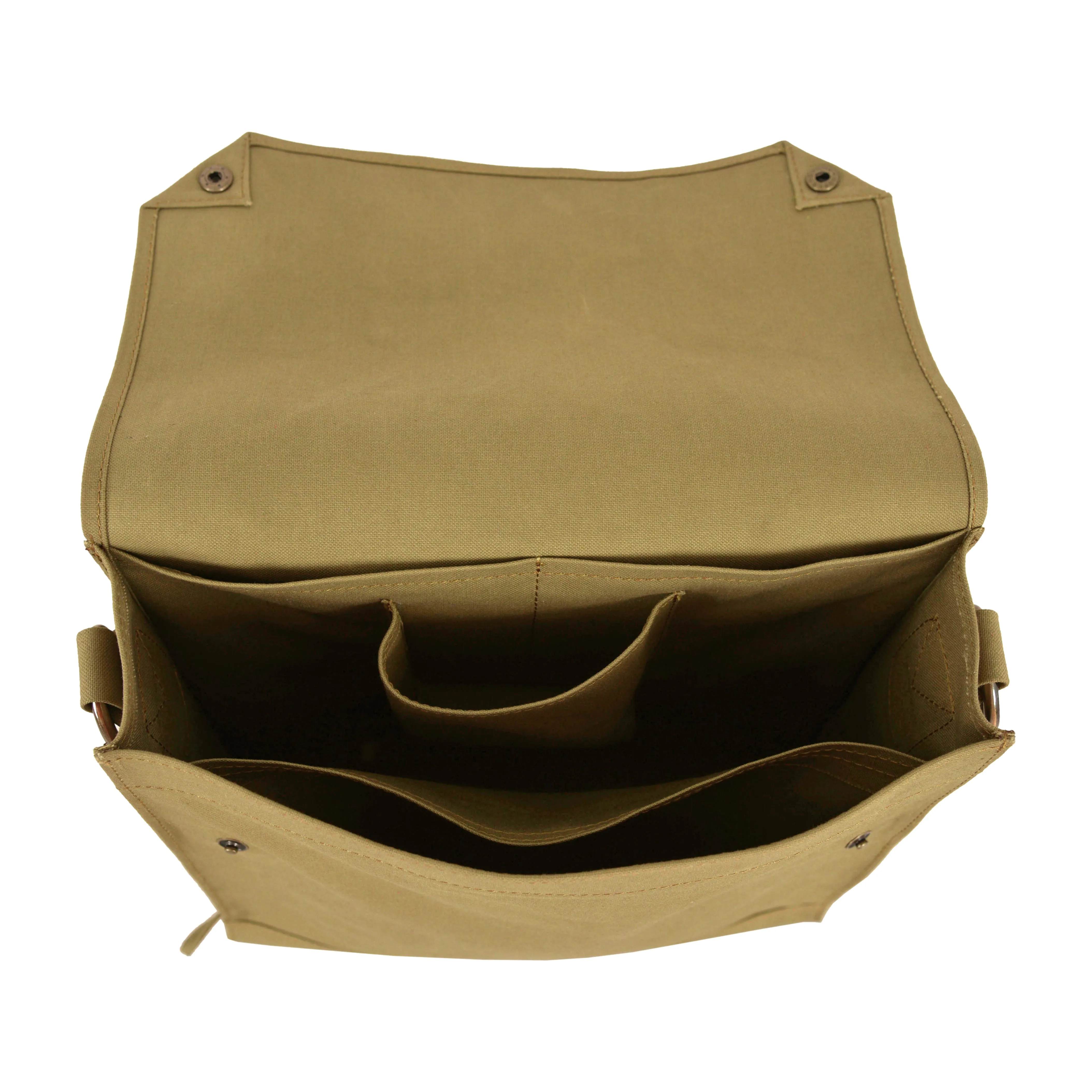 Indiana Jones Bag Mk VII Canvas Leather Strap WWII Gas Mask Bag Satchel