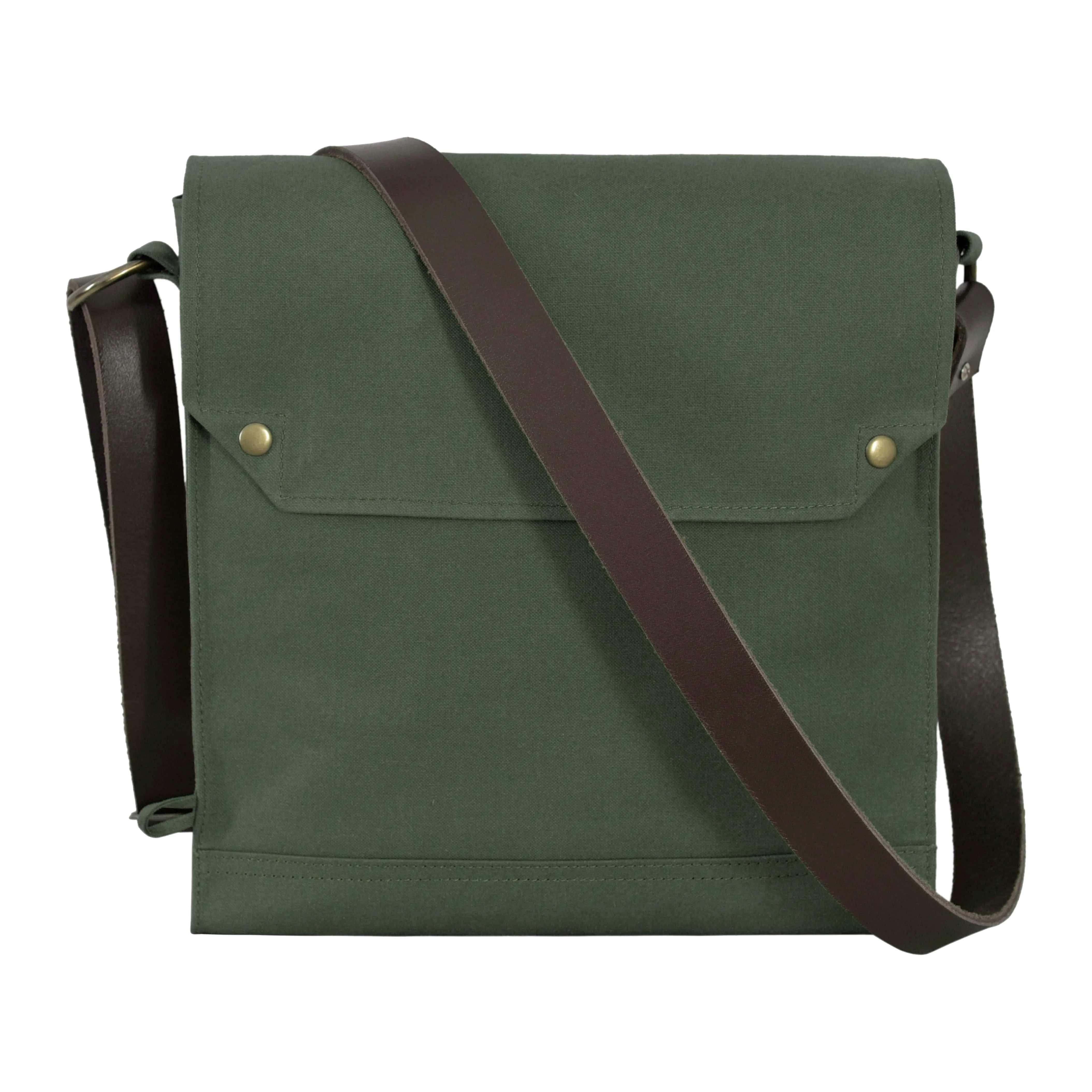Indiana Jones Bag Mk VII Canvas Leather Strap WWII Gas Mask Bag Satchel