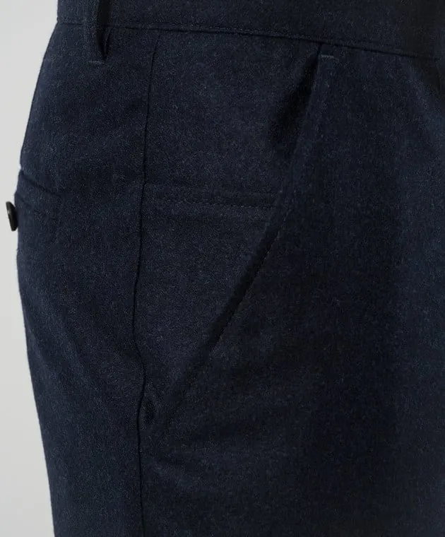 ISAIA Blue pants made of wool
