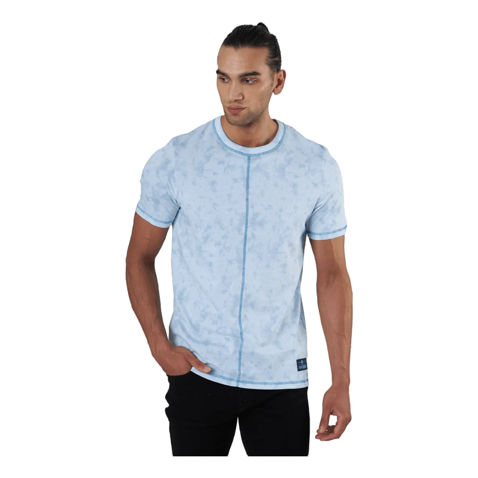 Jack & Jones Jcowayne Tee Ss Crew Neck Deep Water