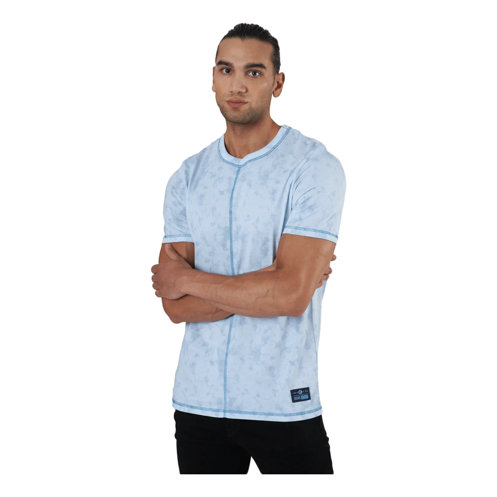 Jack & Jones Jcowayne Tee Ss Crew Neck Deep Water