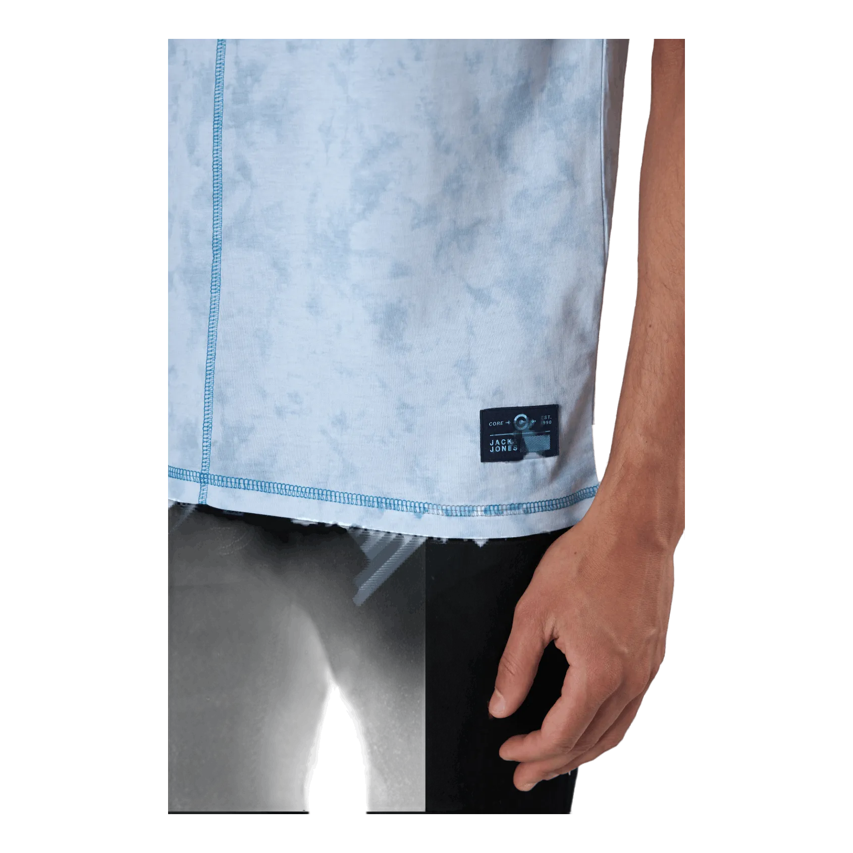 Jack & Jones Jcowayne Tee Ss Crew Neck Deep Water