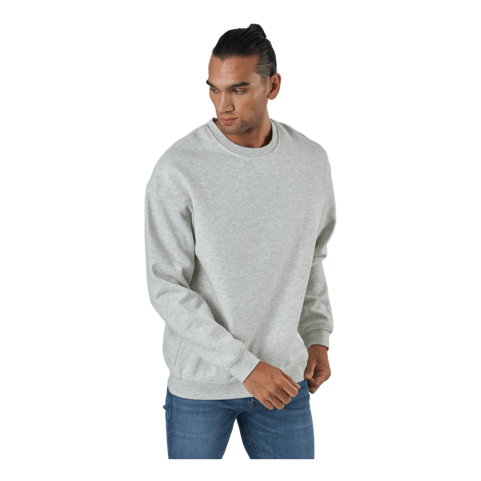 Jack & Jones Jorbrink Sweat Crew Neck White Melange