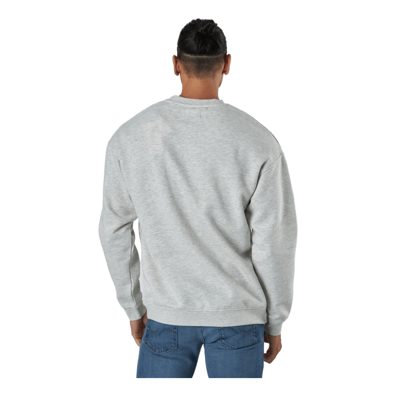 Jack & Jones Jorbrink Sweat Crew Neck White Melange