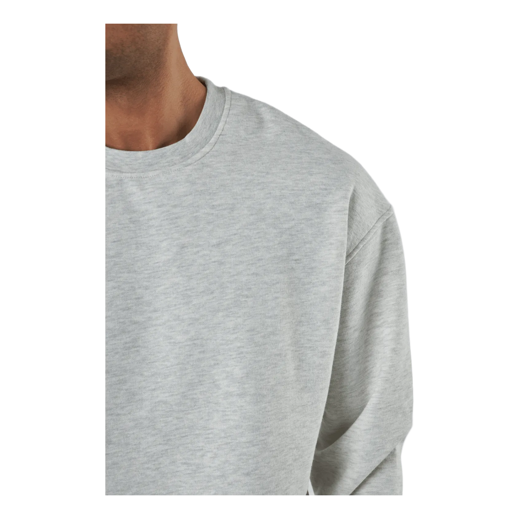 Jack & Jones Jorbrink Sweat Crew Neck White Melange