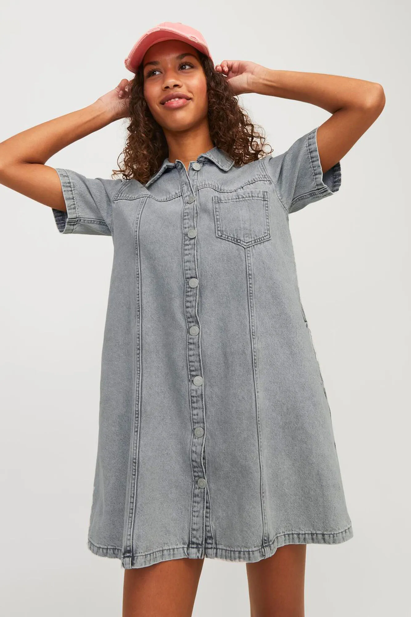Jack & Jones Vestido vaquero corto